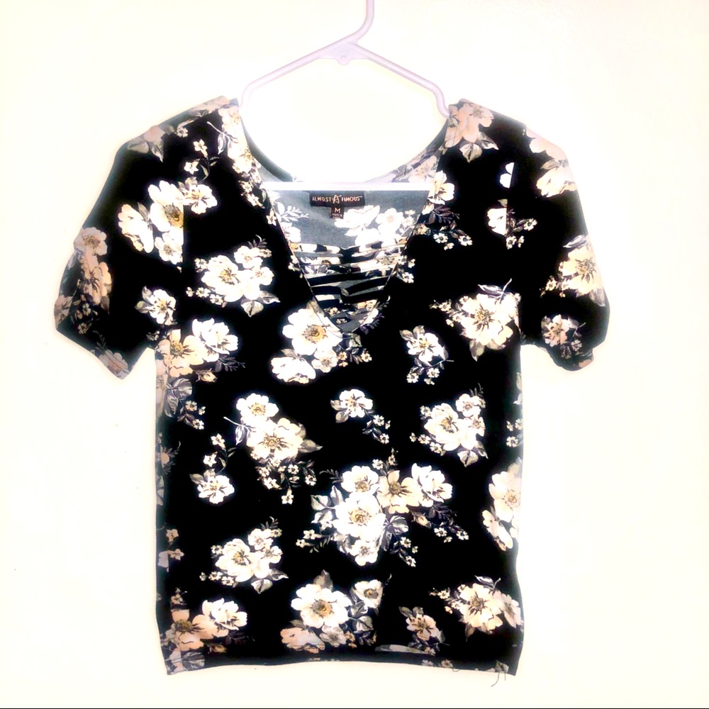 Floral design top